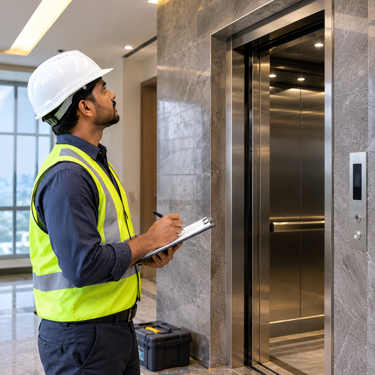 Site evaluation before lift installation