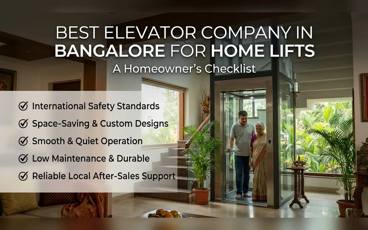 Family stepping out of a glass home lift